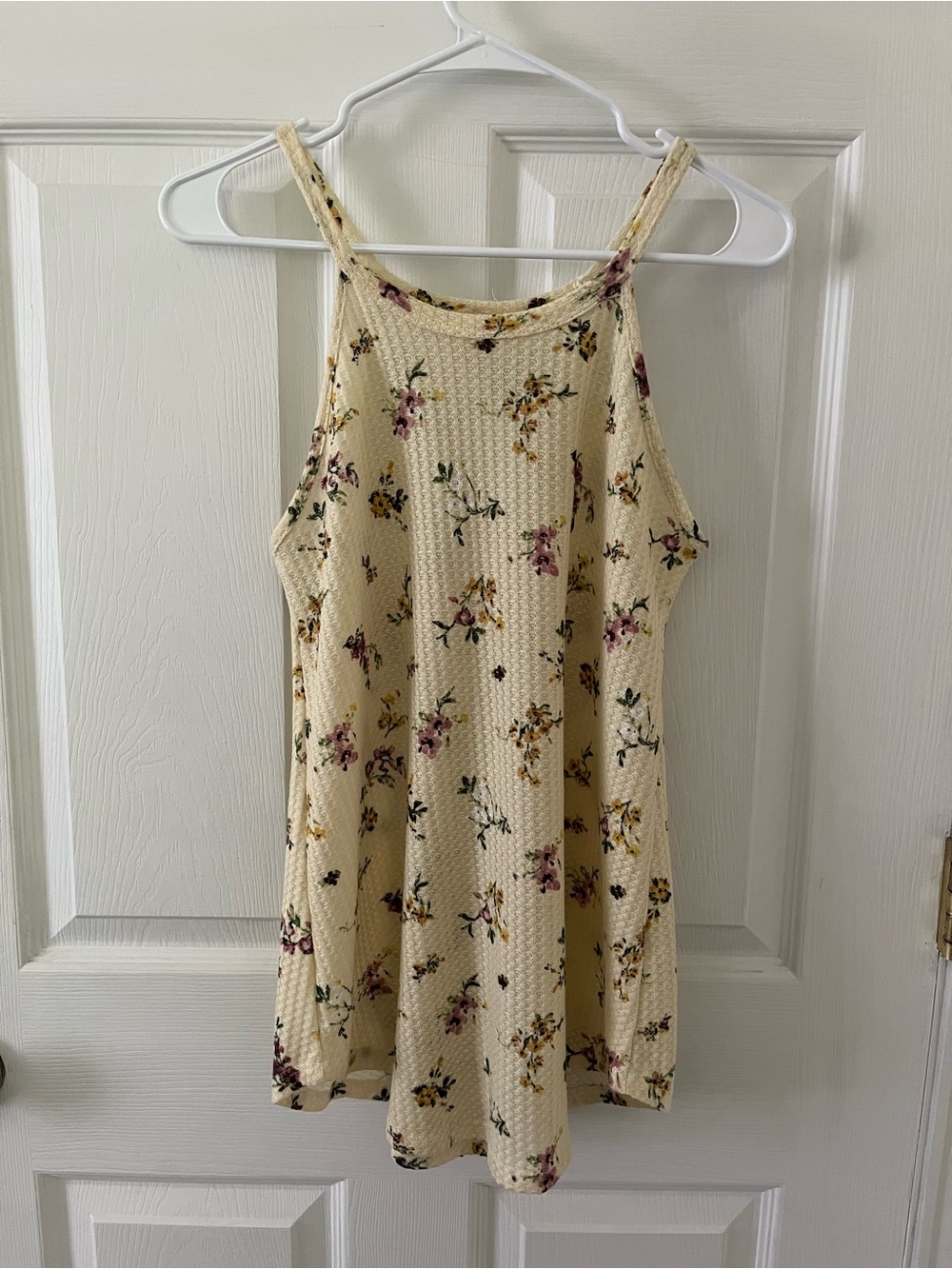 Fth Roy Yellow Floral Tank Top